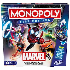 Jogo de tabuleiro Monopoly Flip Edition Marvel | 8+ Years