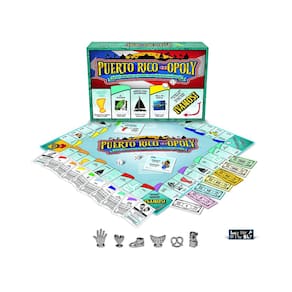 Jogo de tabuleiro Late for the Sky Puerto RICO-OPOLY Bilingual