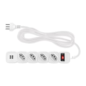 Protetor Eletronico Intelbras Epe204 4 Tomadas 2 Usb...