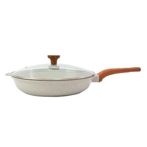 Frigideira Antiaderente Cerâmico Temperatti Bianco Cmtv 32cm