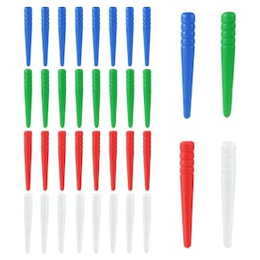 Cribbage Pegs Gosknor 36 unidades para o jogo de tabuleiro Cribbage (azul, branco, verde, vermelho)