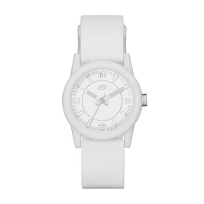 Relógio Skechers Rosencrans SR6029 feminino de silicone branco