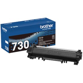 Cartucho de toner Brother TN730 preto Rendimento de 1.200 páginas