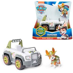 Carro de brinquedo Paw Patrol Jungle Cruiser com rastreador de figuras de 3 anos ou mais