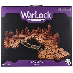 Conjunto de bases Warlock Tiles Caverns WizKids