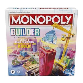 Jogo de Tabuleiro Monopoly Builder Hasbro Gaming Kids 8+ 2-4 jogadores