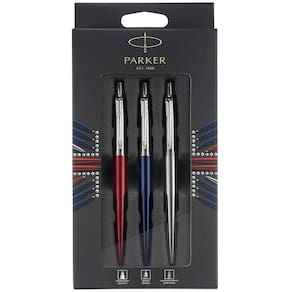Pacote Discovery Parker Jotter London com esferográfica, gel e lápis