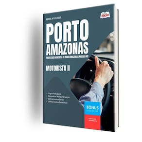 Apostila Prefeitura De Porto Amazonas Pr 2025 - Motorista Ii