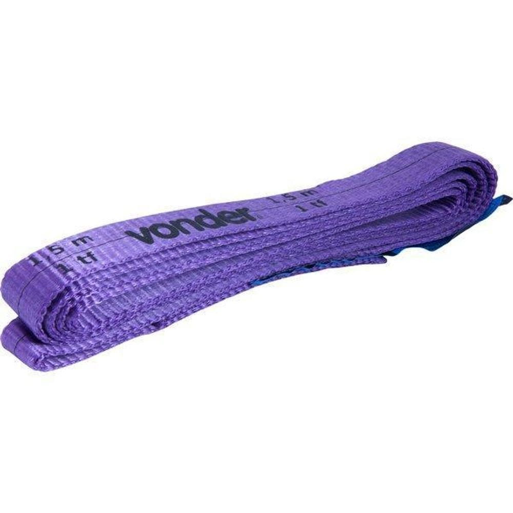 Cinta Elevação De Carga Vonder 7:1 1,5 Metros 1 Toneladas