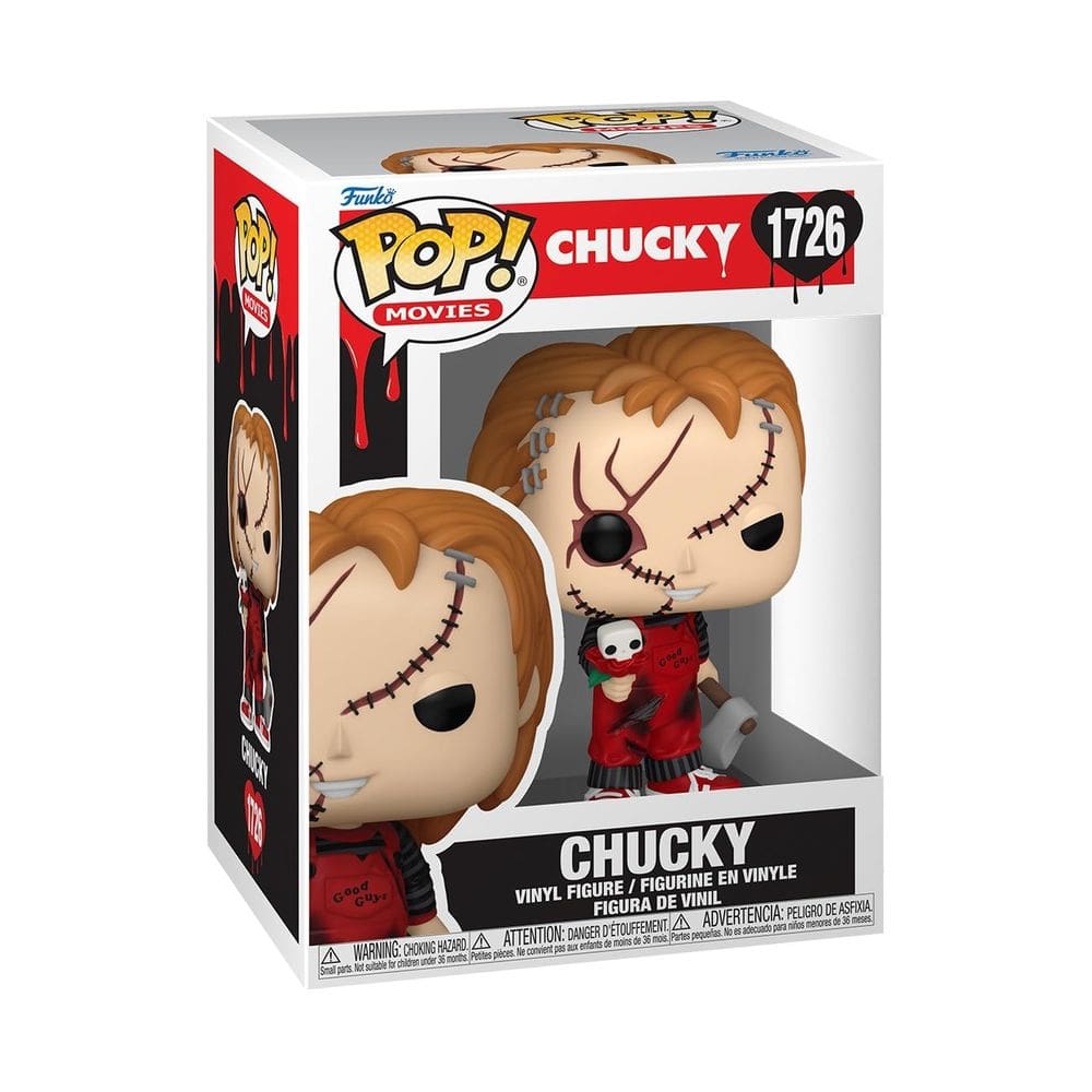 Boneco de vinil Funko POP Movies Valentines Chucky 9,8 cm