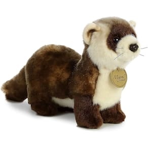 Bicho de pelúcia Aurora® Realistic Miyoni® Black Footed Ferret
