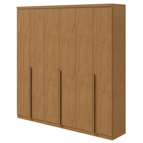 Guarda Roupa Casal Alonzo 6 Portas Amêndoa Clean - Lopas