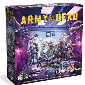 Jogo de tabuleiro CMON Army of The Dead Zombicide 14+ para crianças de 1 a 6 jogadores