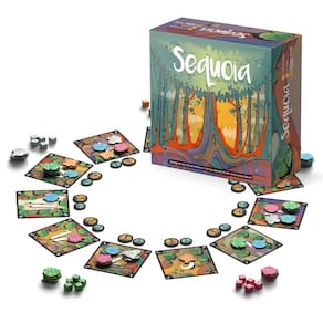 Jogo de tabuleiro Sequoia 2-5 jogadores com 10 minutos de tempo de jogo