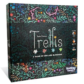 Jogo de tabuleiro Trellis Strategic para noites de jogos de 2 a 4 jogadores