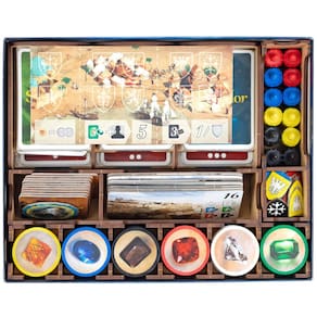 Organizador de jogos de tabuleiro TowerRex for Splendor com Cities of Splendor