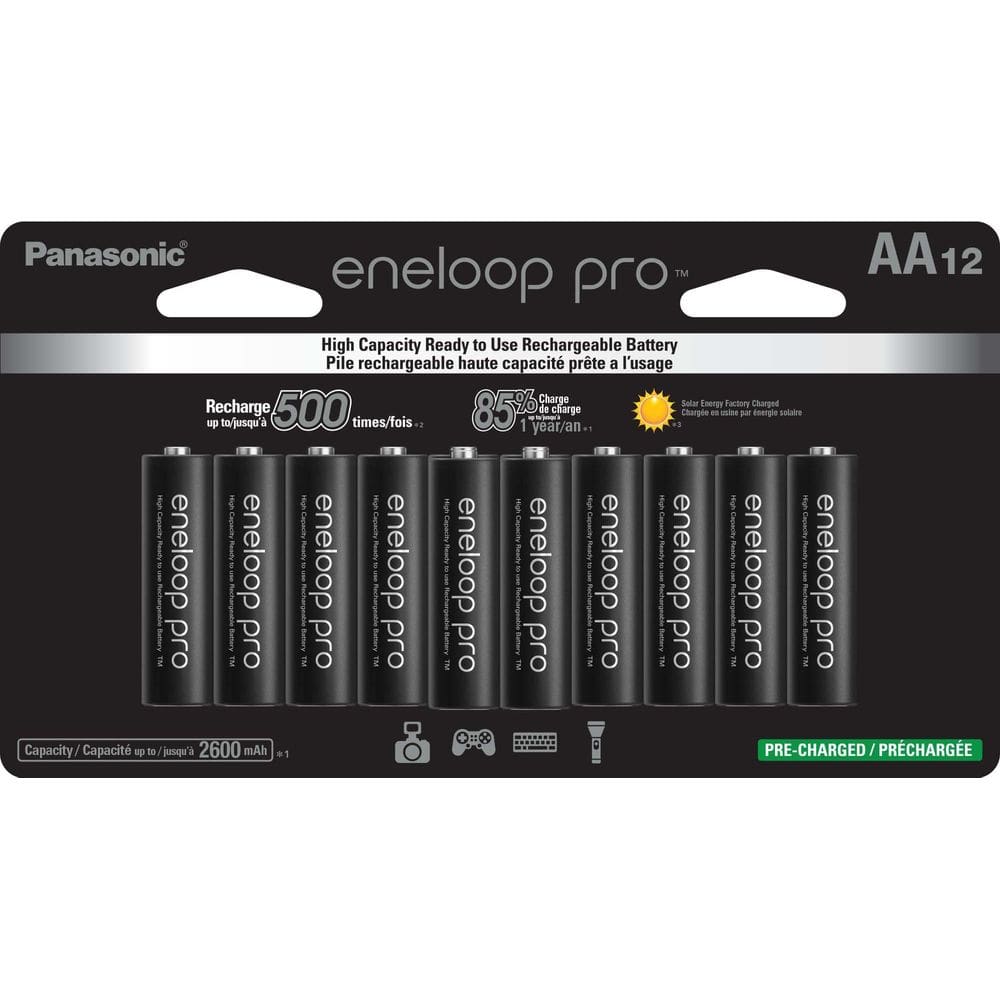 Baterias Recarregáveis Eneloop Panasonic BK-3HCCA12FA pro AA
