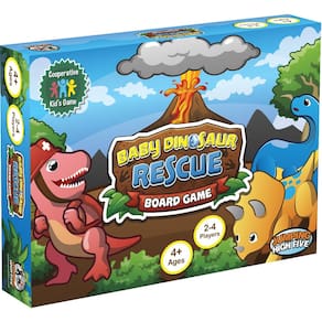 Jogo de Tabuleiro Jumping High Fives Baby Dinosaur Rescue Kids 4+