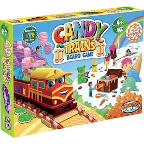 Jogo de tabuleiro Jumping High Five Candy Trains Kids 4+ Years