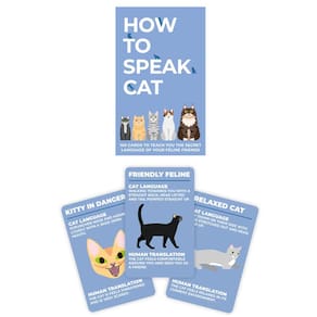 Jogo de cartas Gift Republic How To Speak Cat 100 Cards