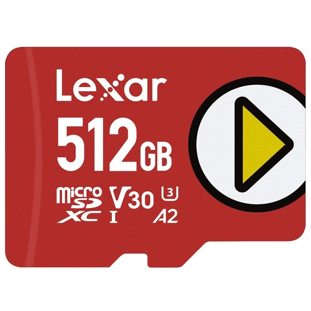 Cartão de memória Lexar 512GB PLAY microSDXC UHS-I C10 U3 V30 A2
