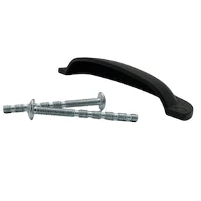 Puxador Móveis Armários Vintage Preto Fosco 96mm 2000 Pauma