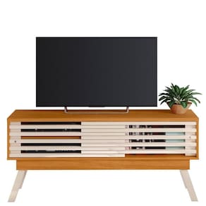 Rack Bancada Frizz 1.5 Cinamomo Off White Para Tv Até 65 Madetec Cinamomo Off White