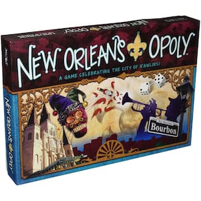 Jogo de tabuleiro Late for the Sky New Orleans-opoly para 2 a 6 jogadores