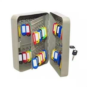 Claviculario Armario Porta 40 Chaves Organizador Profissional Com Kit Fixador De Parede Kangur
