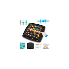 Jogo de tabuleiro Moiegouct 168PCS Marbles Intellectual Chessboard