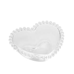 Bowl Cristal Coração Pearl 19x15x6cm 28377 - Wolff
