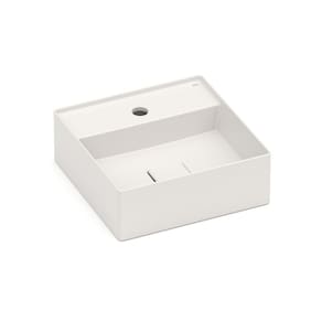 Cuba de Apoio 35X35cm com Mesa T8 Terra Beige
