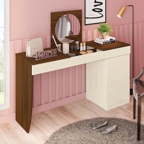 Escrivaninha Penteadeira Artemis Freijo Off White