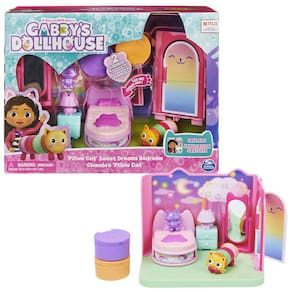 Almofada de quarto Deluxe Playset Gabby`s Dollhouse GDH para gatos