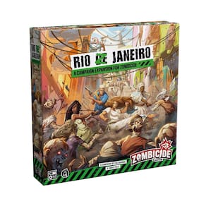 Expansão do jogo de tabuleiro Zombicide Rio Z Janeiro Carnaval 14+
