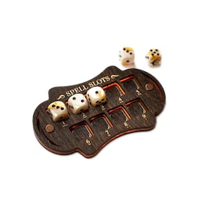 Spell Slot Tracker Strata Strike DnD 5e Kona Acrílico