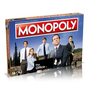 O jogo de tabuleiro Winning move The Office Monopoly 2-6 jogadores