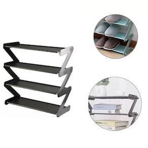 Sapateira Multiuso 4 Prateleiras Organizador Tenis Livros Porta Objetos Estilo Industrial Retro