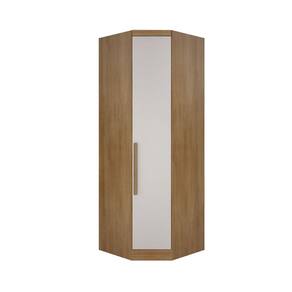 Modulado Canto Oblíquio 1 Porta - Rizon -cumaru-fendi - Móveis Novo Horizonte