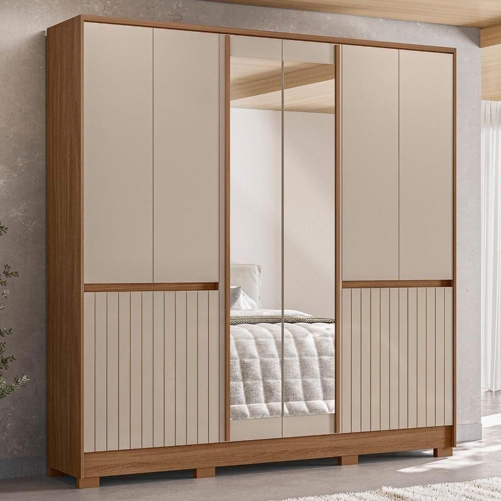 Guarda Roupa Casal Alasca 10 Portas | Casas Bahia