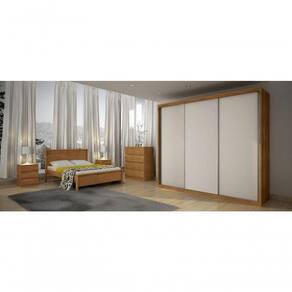 Guarda Roupa Casal 3 Portas 6 Gavetas Palazzo-cumaru-fendi Móveis Novo Horizonte