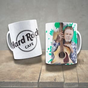 Caneca De Porcelana 325ml Decorada ícones Da Música Don Henley