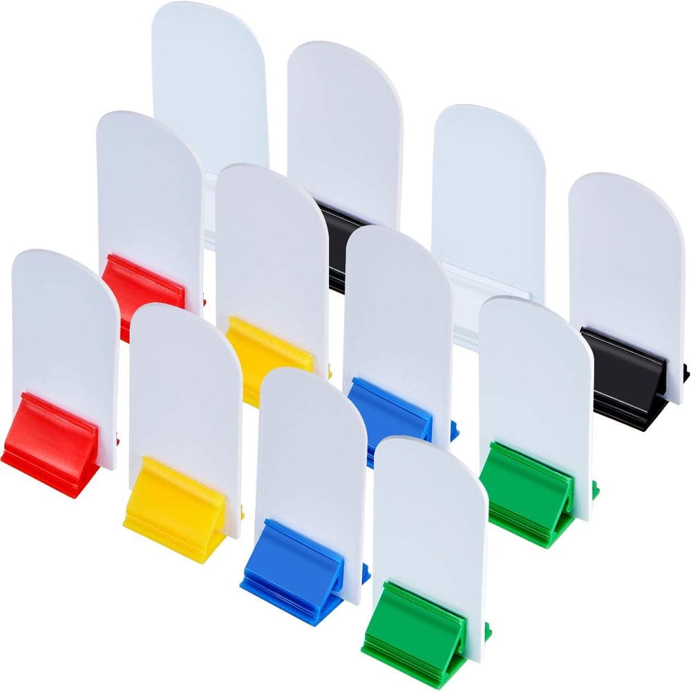 Suportes para cartões de jogo Blulu 12 peças multicoloridas com marcadores