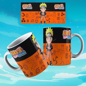 Caneca De Porcelana 325ml Animes Decorada Naruto 4