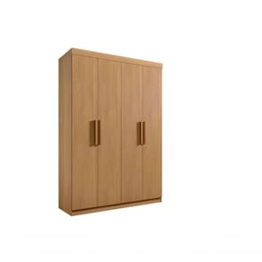 Guarda Roupa Solteiro 4 Portas 3 Gavetas Colibri-cinamomo Móveis D`doro