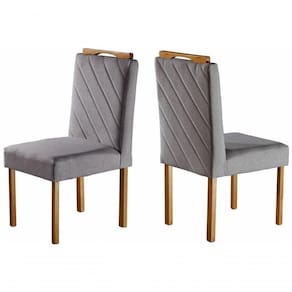 Cadeiras Para Mesa De Jantar Madeira Maciça - Jade - Móveis Mundial