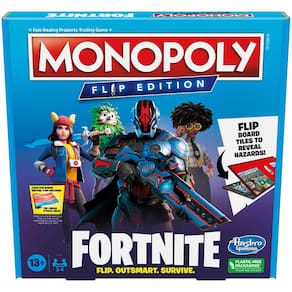 Jogo de Tabuleiro Hasbro Gaming Monopoly Flip Edition Fortnite