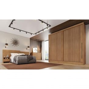Guarda Roupa Mdf 8 Gavetas Geomcumaru Ripado Novo Horizonte