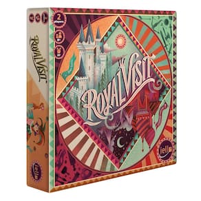 Jogo de tabuleiro IELLO Royal Visit Strategy 2 jogadores com mais de 8 anos