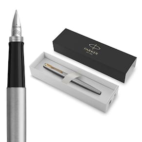 Caneta-tinteiro Parker Jotter Barril de aço inoxidável
